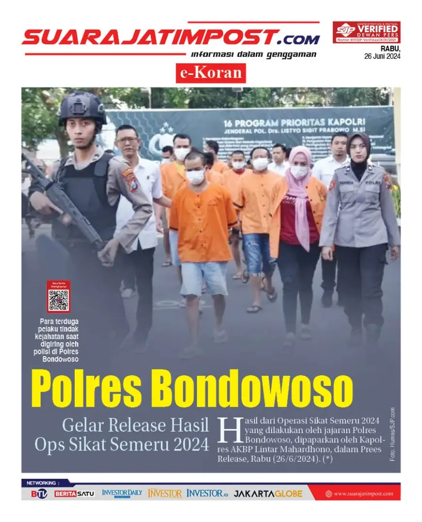 eKoran, Edisi Rabu, 26 Juni 2024