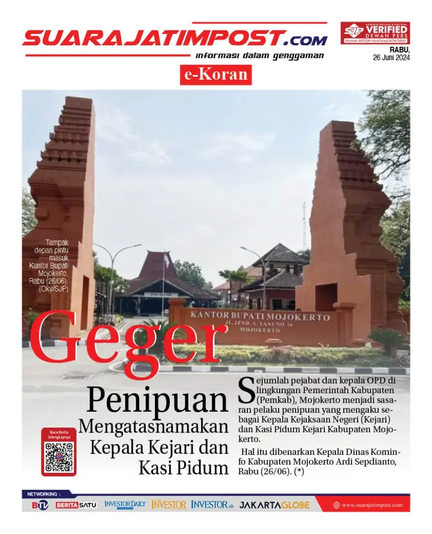 eKoran, Edisi Rabu, 26 Juni 2024