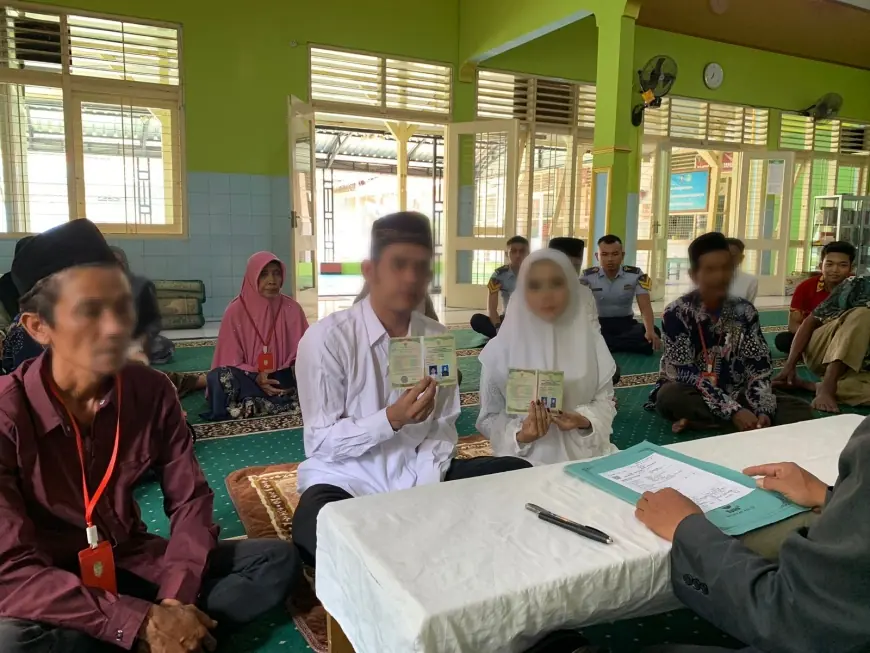 Warga Bojonegoro Menikah di Dalam Lapas