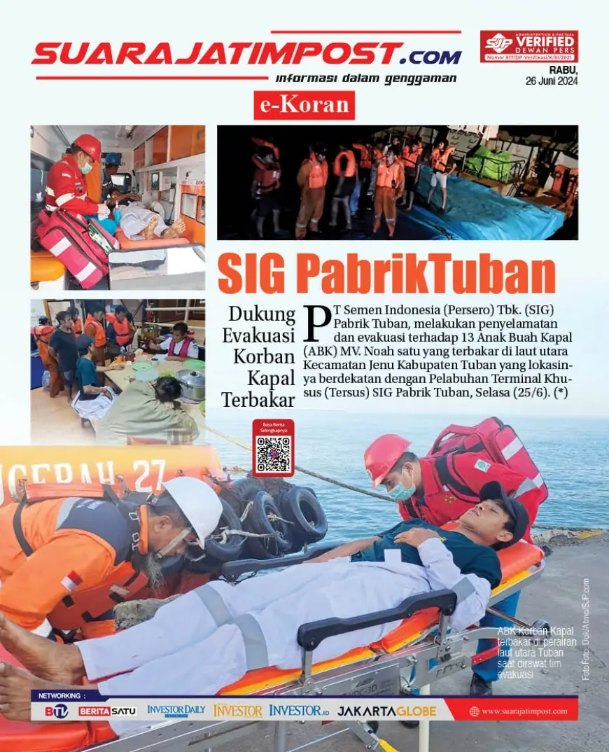 eKoran, Edisi Rabu, 26 Juni 2024