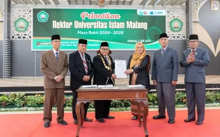 Dilantik Jadi Rektor, Prof Junaidi Bakal Terbangkan Unisma
