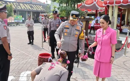 Kapolres Nganjuk sebut proses kenaikan Pangkat Hasil dari Kerja Keras Dilaksanakan selektif