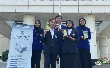 Mahasiswa UM Ciptakan Inovasi Masker Ketiak dari Bahan Alami