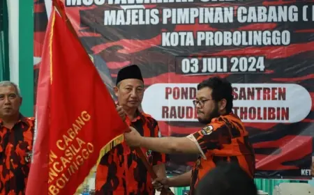 Gelar Muscablub, Badrus Zaman Pimpin Pemuda Pancasila Kota Probolinggo! Ini Targetnya