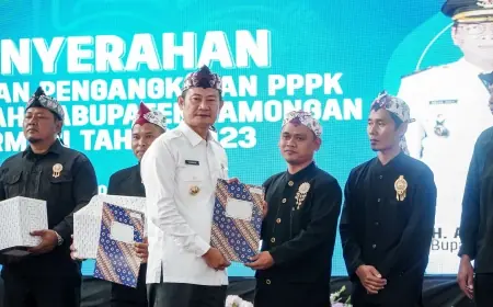 Bupati Lamongan Tekankan Tiga Tugas Utama Kepada 2.320 PPPK