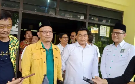 Buka Pintu Koalisi, Bacabup Syahrul Kunjungi Partai Golkar Gresik