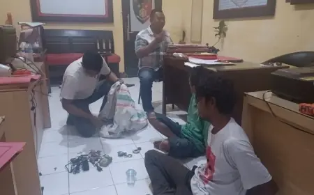 Bobol Rumah Kosong 20 Kali, 2  Pelaku Pencari Rongsokan Ditangkap Polisi 