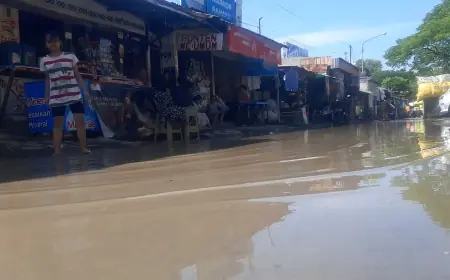 Genangan Air Pipa Proyek Terowongan KBS Jebol Dikeluhkan Warga Terdampak