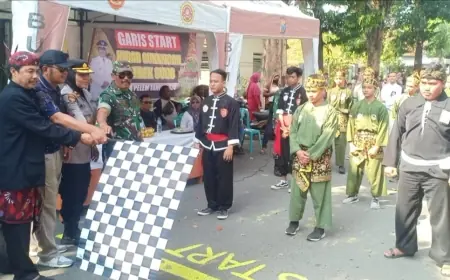 Jelang Purna, Danramil 0810/06/ Kertosono Rangkul 6 Perguruan Silat Sebagai Percontohan
