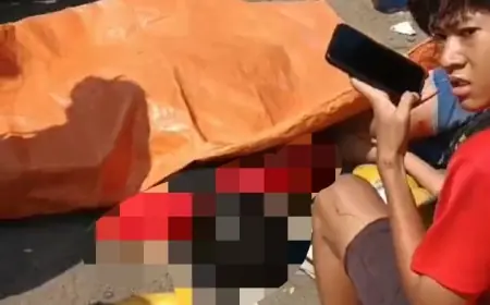 Tengah Asyik Membeli Buah di Pinggir Jalan Malah Ditabrak Truk, 3 Luka-Luka