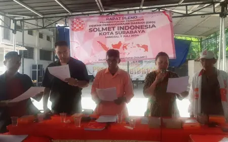 Deklarasi, DPD Solmet Surabaya Siap Jadi Pelopor Kegiatan Sosial dan Politik Mitra Pemerintah