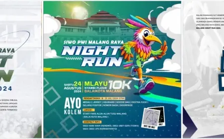 SIWO PWI Malang Night Run 2024 Resmi Dibuka, Ini Tata Cara dan Link Pendaftarannya