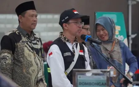 Sosialisasi Kesehatan untuk Jemaah Haji Debarkasi Surabaya Usai Kembali ke Tanah Air