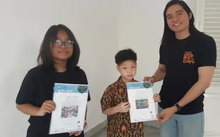 Prestasi Internasional: Enam Murid Lotus Art Courses Raih Penghargaan di Taiwan