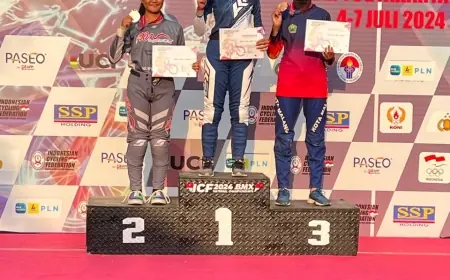 Kontingen ISSI Harumkan Kota Batu dengan 4 Medali Kejurnas BMX 2024