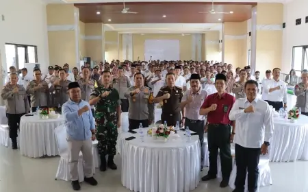 Antisipasi Potensi Konflik di Pilkada 2024, Kapolres Nganjuk Kumpulkan Para Kades, Ada Apa?