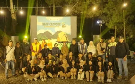 Batu Campsite Rayakan Anniversary Kolaborasi dengan Axiomatic Creative Ilmu Komunikasi UMM