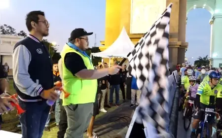 Mas Dhito Berangkatkan Kediri Dholo KOM 2024