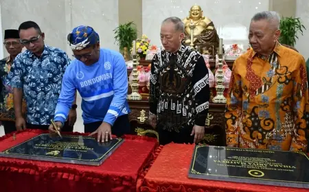 Resmikan Wihara, Pj Bupati Bondowoso Ajak Jaga Kerukunan Antar Umat Beragama