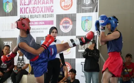 Ini Pesan Mas Dhito pada Ajang Kejuaraan Kickboxing Piala Bupati Kediri 2024
