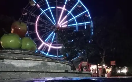 Bianglala di Alun-Alun Kota Batu Direvitalisasi 2025