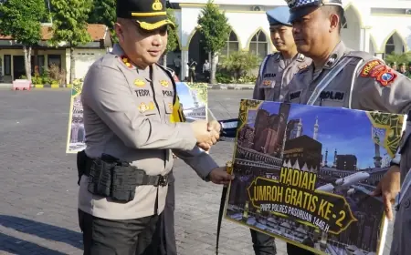Kapolres Pasuruan Berikan Umroh Gratis Personil Lantas
