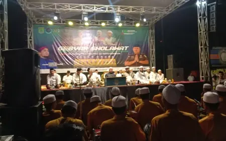 Hari Bakti Adhyaksa, Kejari Kabupaten Pasuruan Bersholawat