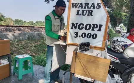 Kisah Sugeng Tinju, Sempat Berprestasi Kini Penuhi Kebutuhan Hidup Jualan Kopi Di Jombang