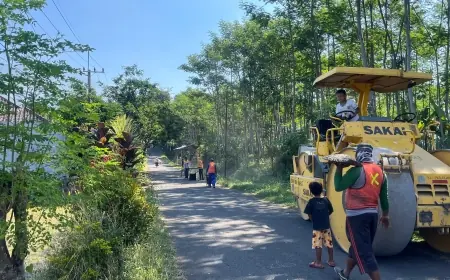Sempat Viral, Jalan Penghubung Di Desa Ketanireng Pasuruan Akhirnya Diperbaiki