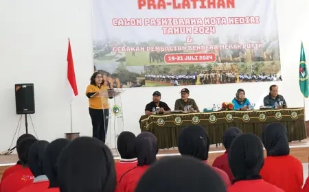 Motivasi Pj Wali Kota Kediri Jadi Semangat Tersendiri Bagi Calon Paskibraka