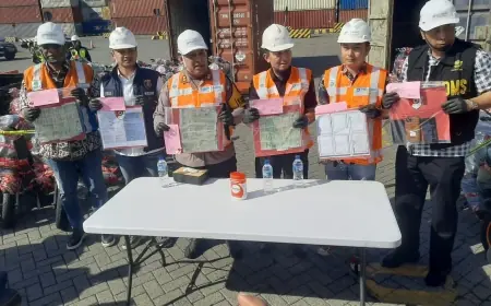 Bea Cukai Tanjung Perak Dan Polres KP3 Ungkap Kasus Penadah Kendaraan R2 dan R4 Jaringan Internasional