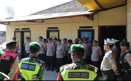 Gelaran Suran Agung di Madiun, Polres Nganjuk Lakukan Penyekatan di Perbatasan