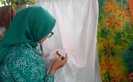 Kearifan Lokal Batik Tulis Desa Randupitu Tembus Hingga Korea