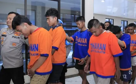 Kapolda Jatim Tegaskan Pembekuan PSHT Jember Usai Penangkapan 13 Oknum Pelaku Pengeroyokan Polisi