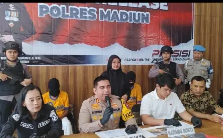 Satreskrim Polres Madiun Tangkap Pelaku Kasus Pembunuhan atau Pencurian Truck Muatan besi dan Tembaga