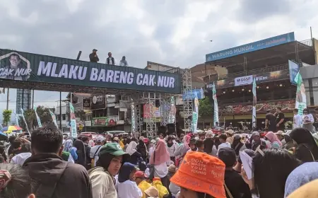 Cak Nur Usung Visi Pada Puluhan Ribu Masyarakat Batu
