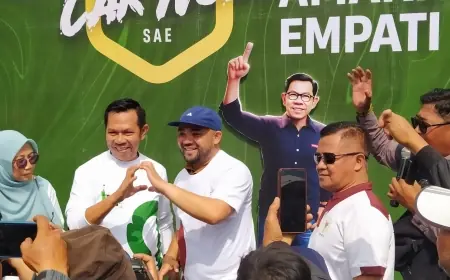 Kehadiran Heli Suyanto Dalam "Mlaku Bareng Cak Nur" Jadi Snyal Kuat Koalisi