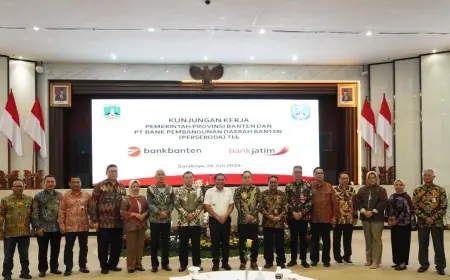 Bank Jatim dan Bank Banten Perkuat Ekosistem Digital Banking Kesepakatan KUB