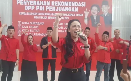 Penyerahan Rekomendasi DPP PDIP Pada 7 Paslon Bacakada Pilkada Serentak 2024
