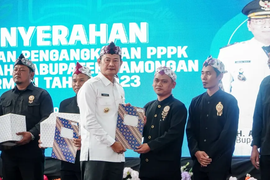 Bupati Lamongan Tekankan Tiga Tugas Utama Kepada 2.320 PPPK