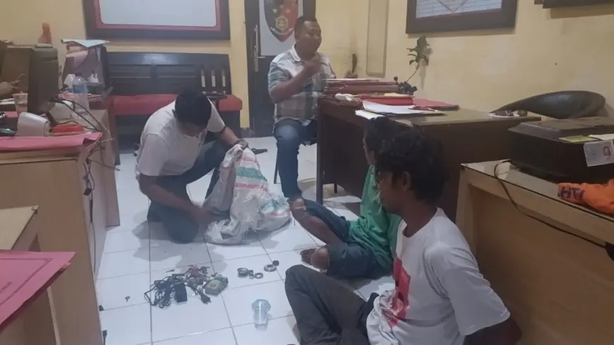 Bobol Rumah Kosong 20 Kali, 2  Pelaku Pencari Rongsokan Ditangkap Polisi 