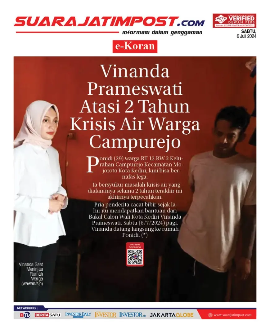 eKoran, Edisi Sabtu, 6 Juli 2024