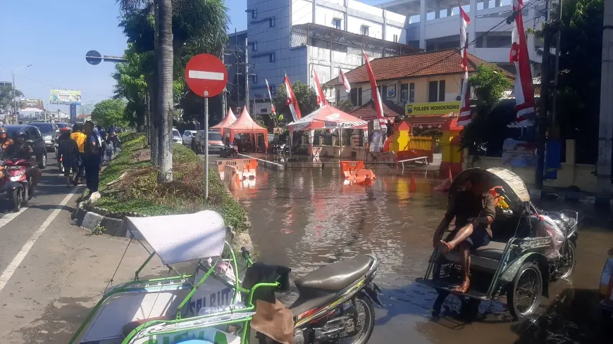 Genangan Air Pipa Proyek Terowongan KBS Jebol Dikeluhkan Warga Terdampak