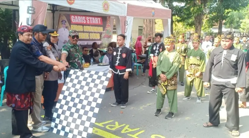 Jelang Purna, Danramil 0810/06/ Kertosono Rangkul 6 Perguruan Silat Sebagai Percontohan