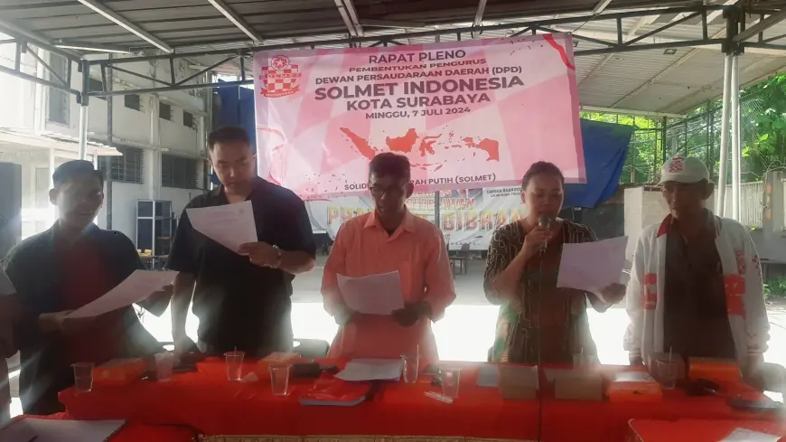 Deklarasi, DPD Solmet Surabaya Siap Jadi Pelopor Kegiatan Sosial dan Politik Mitra Pemerintah