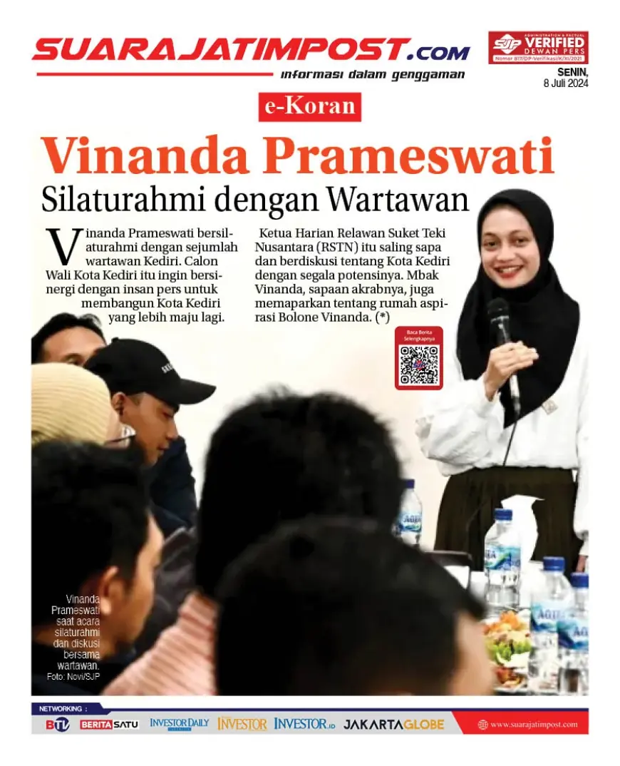 eKoran, Edisi Senin, 8 Juli 2024