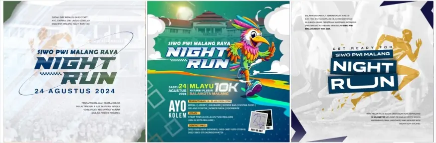 SIWO PWI Malang Night Run 2024 Resmi Dibuka, Ini Tata Cara dan Link Pendaftarannya