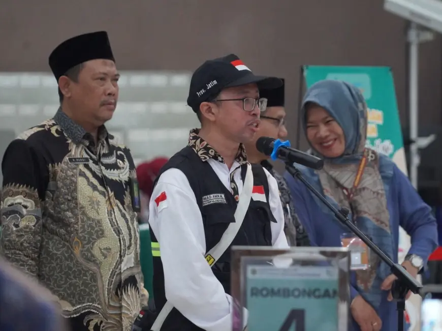 Sosialisasi Kesehatan untuk Jemaah Haji Debarkasi Surabaya Usai Kembali ke Tanah Air