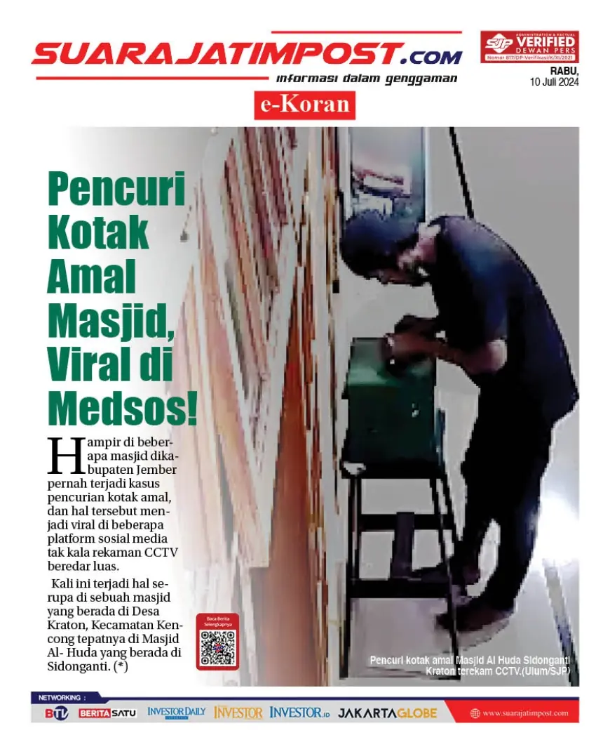 eKoran, Edisi Rabu, 10 Juli 2024