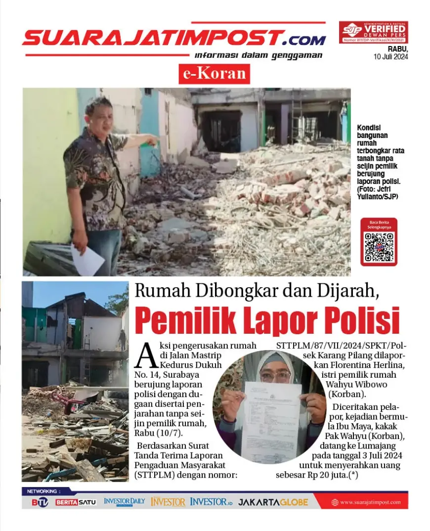 eKoran, Edisi Rabu, 10 Juli 2024